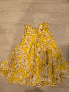 Crewcuts Yellow Floral Sundress 3T